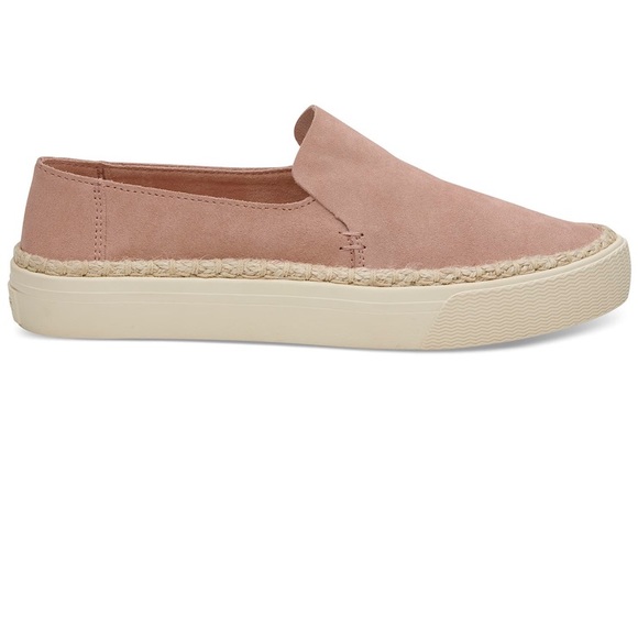 🆕 TOMS Bloom Suede Women's Sunset Slip-Ons - Picture 3 of 3